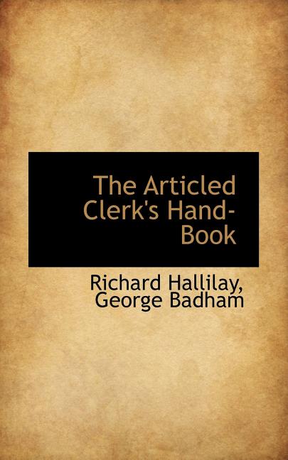 The Articled Clerk's Hand-Book Paperback