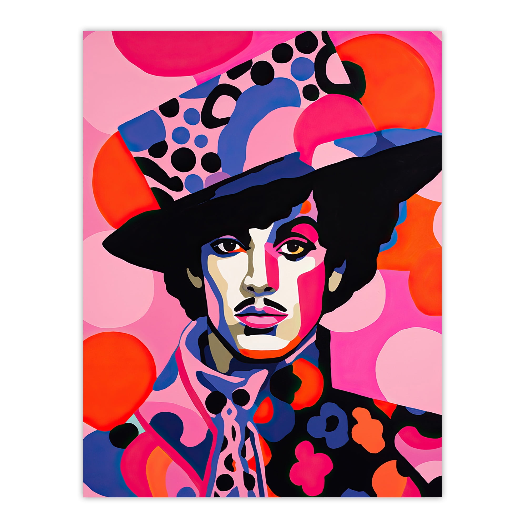 The Artist Bright Portrait Pop Music Icon Extra Large XL Wall Art