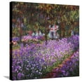 thumbnail image 1 of Art.com The Artist's Garden At Giverny, c.1900 Stretched Canvas Print Wall Art by Claude Monet, 24" x 24", 1 of 4
