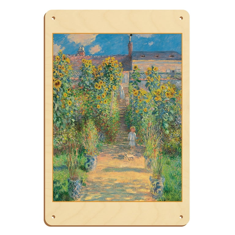 The Artist's Garden at Vétheuil France - From an Original Color