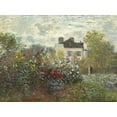 thumbnail image 1 of The Artists Garden in Argenteuil A Corner of the Garden with Dahlias, 1873, Botanical Unframed Giclee Print Wall Art by Claude Monet Sold by Art.Com, 1 of 4