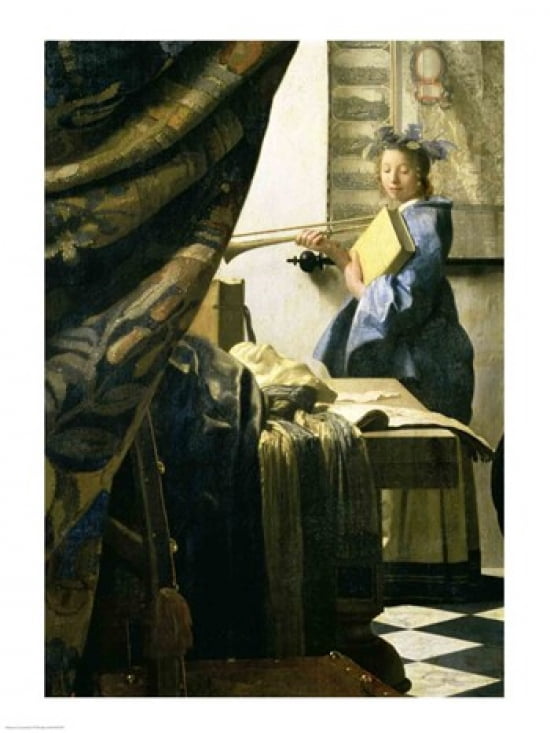 The Artists Studio Canvas Art - Johannes Vermeer (18 x 24)