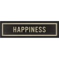 thumbnail image 1 of The Artwork Factory Sign Happiness Framed Textual Art, 1 of 1
