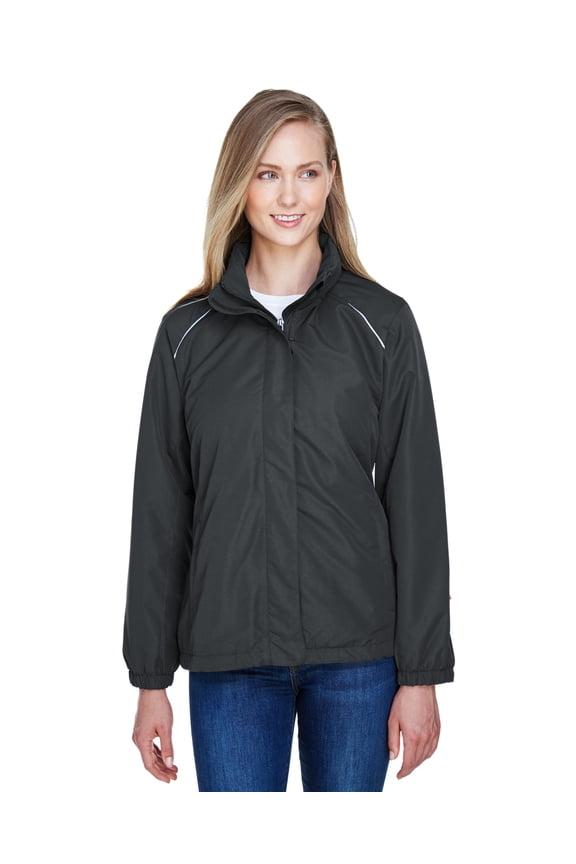The Ash City - Core 365 Ladies' Profile Fleece-Lined All-Season Jacket - CARBON 456 - M