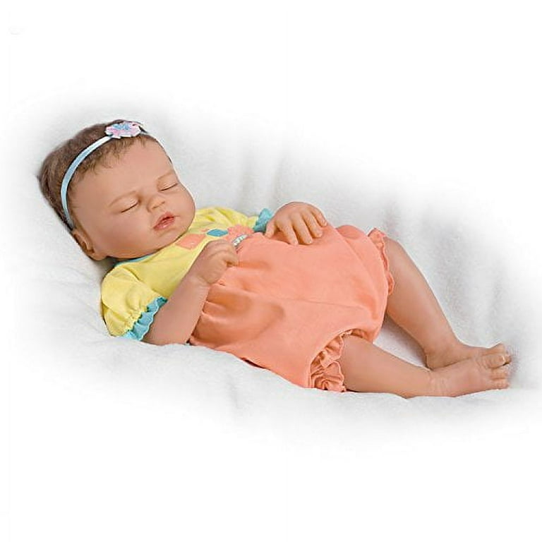 Free Shipping The Ashton Drake Galleries Baby of Mine So Truly Real Lifelike Realistic Weighted Newborn Baby Doll 17 inches Walmart Walmart