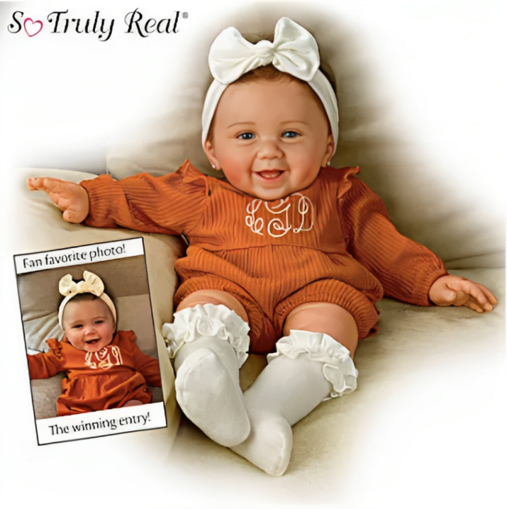 The AshtonDrake Galleries Lilah Collectible Baby Doll So Truly Real