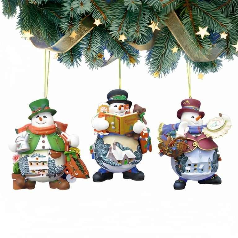 The Ashton-Drake Galleries Memories of Christmas Snowman Ornament