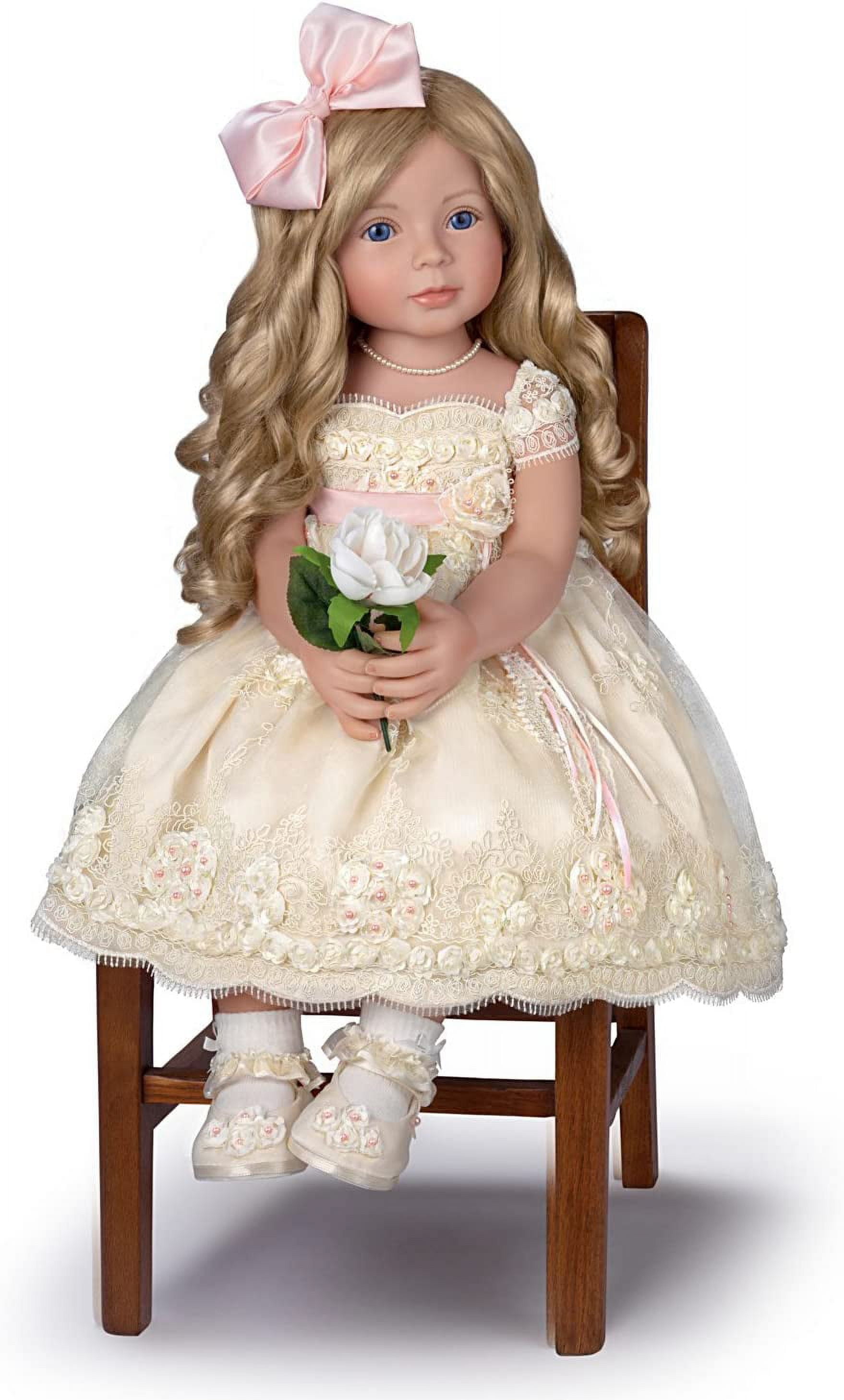 Ashton Drake Galleries Little Bo Peep Porcelain Doll Sheep