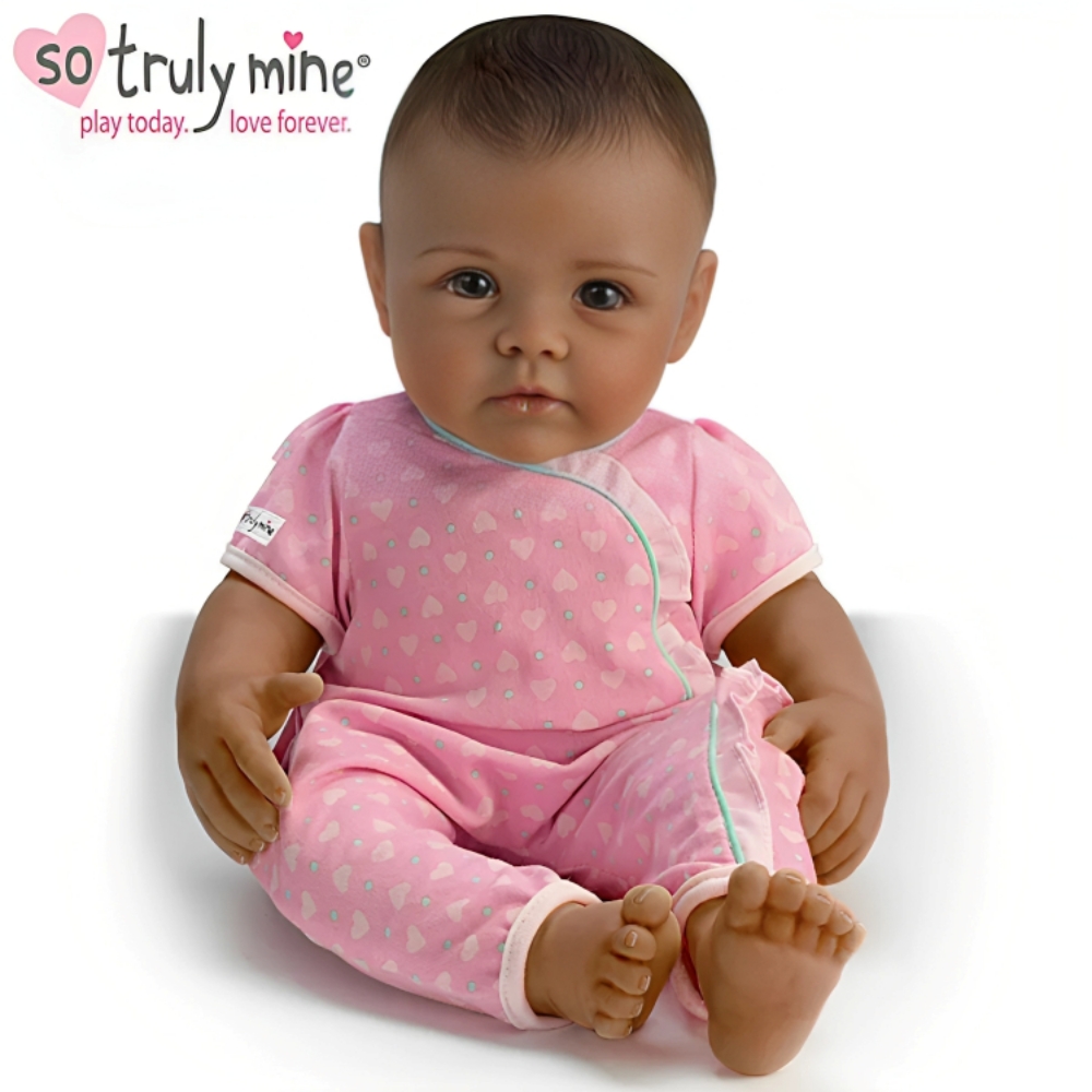 Ashton-Drake So Truly Real Rosalie Baby Doll By Ping Lau | Vinyl Baby Dolls - View #3