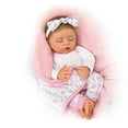 thumbnail image 1 of The Ashton - Drake Galleries Sweet Dreams Little One with Soothing Heartbest So Truly Real® Lifelike Baby Doll by Linda Murray 16-inches, 1 of 7