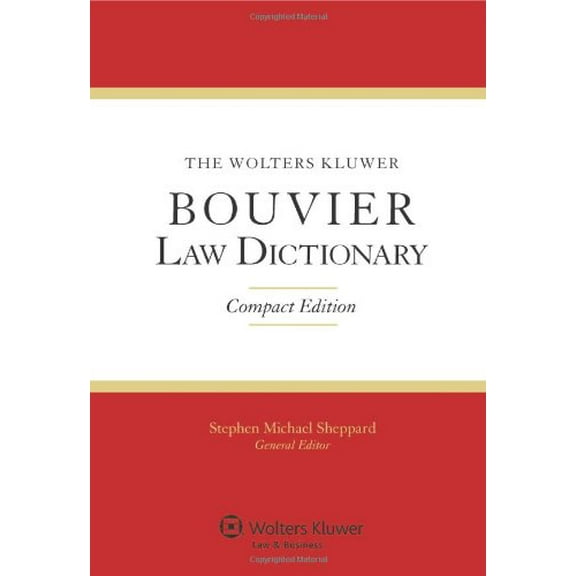 Pre-Owned The Aspen Publishing Bouvier Law Dictionary: Compact Edition (Paperback) 0735568529 9780735568525
