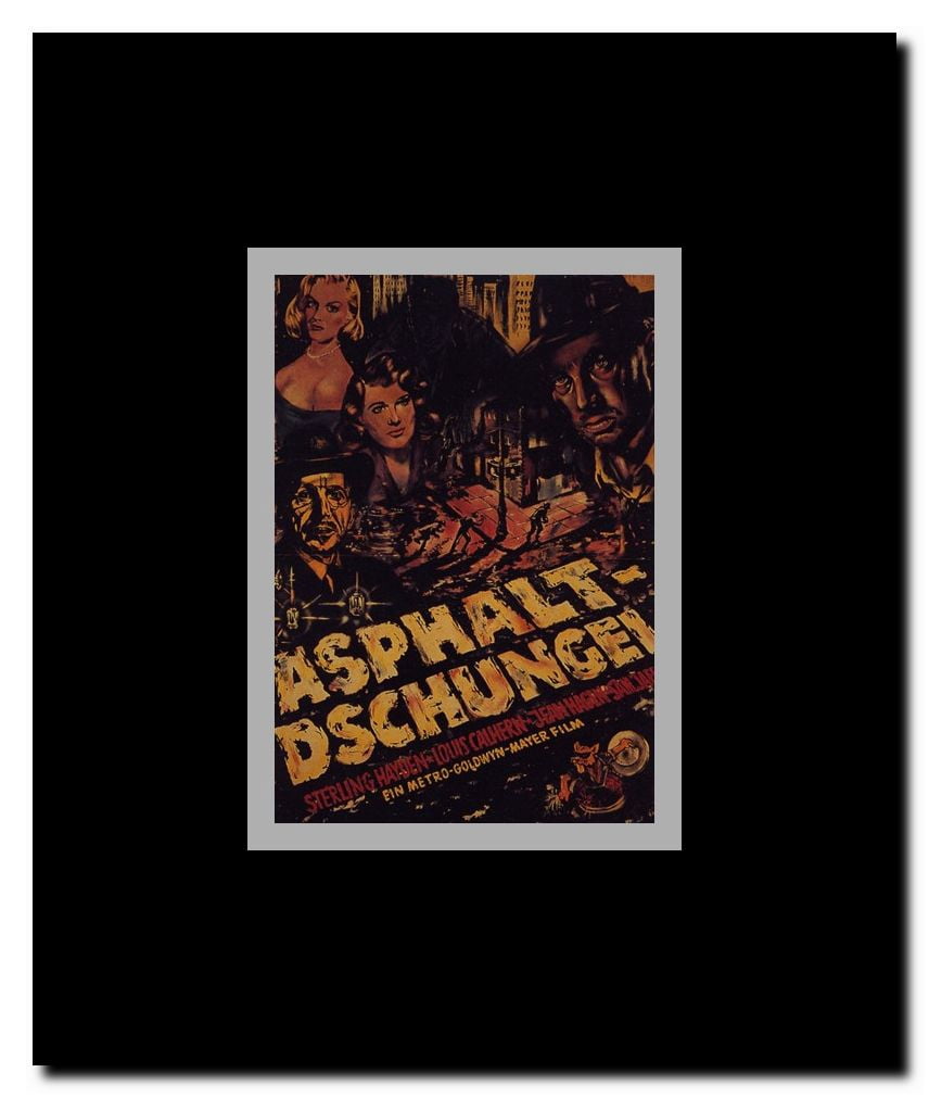 The Asphalt Jungle Framed Movie Poster