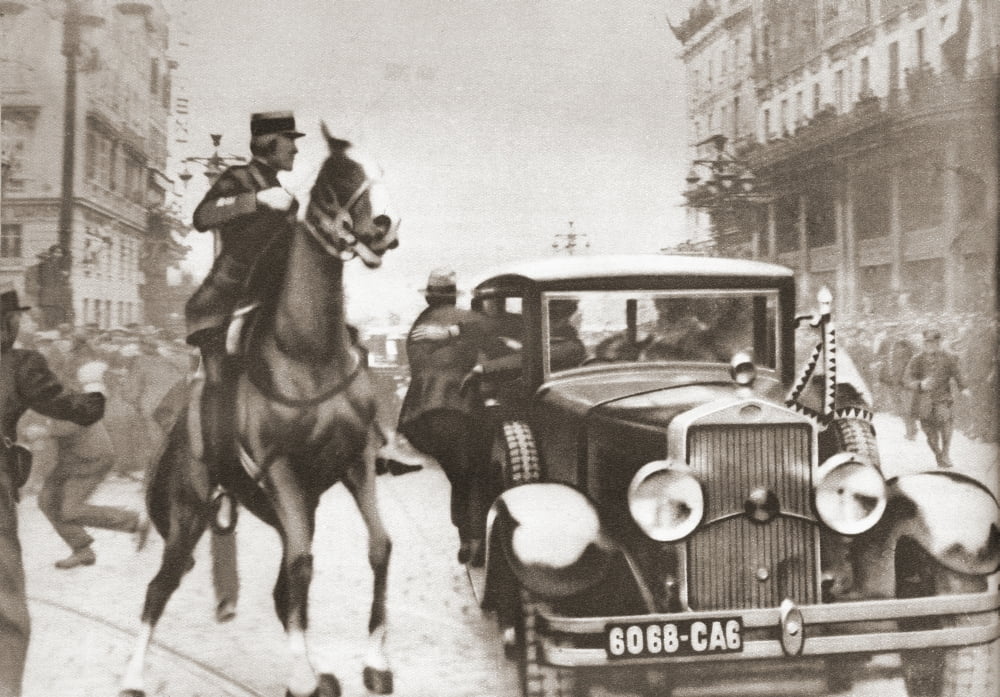 The Assassination Of Alexander I Of Yugoslavia And Jean Louis Barthou By Vlado Chernozemski In The Port Of Marseille France On October 9Th 1934 Alexander I Of Yugoslavia 1888 Canvas Art - Ken Welsh  D