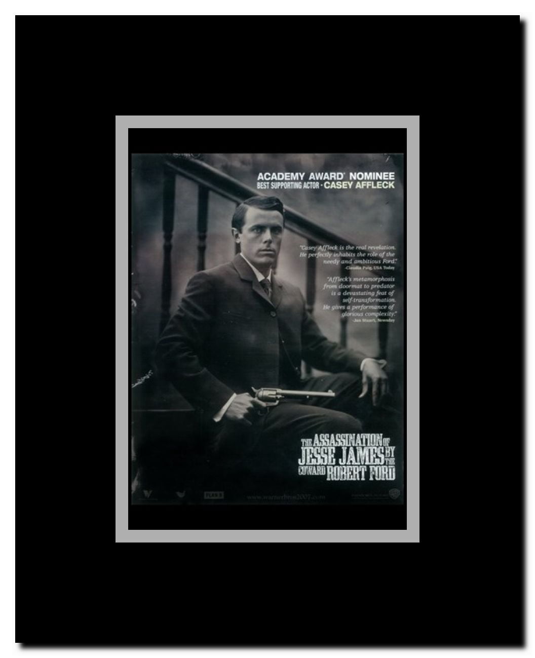 The Assassination of Jesse James by the Coward Robert Ford Framed Movie Poster