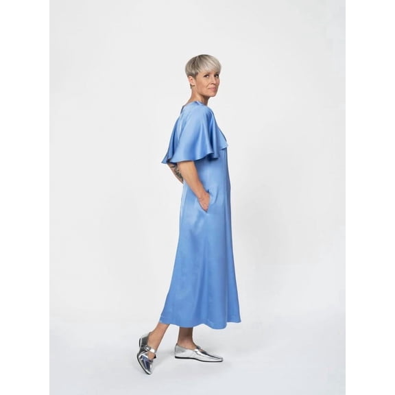 The Assembly Line Paper Sewing Pattern Flutter Sleeve Dress - Dresses for Women