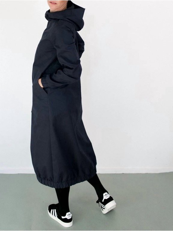 Paper Sewing Pattern Hoodie Dress - Dresses for Women