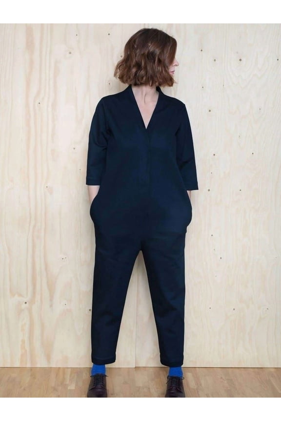 Paper Sewing Pattern V Neck Jumpsuit - Jumpsuits for Women