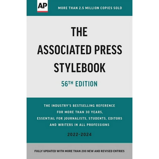 The Associated Press Stylebook 20222024 (Paperback)
