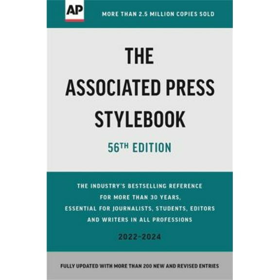 Pre-Owned The Associated Press Stylebook: 2022-2024, 9781541601659, 1541601653, Paperback,