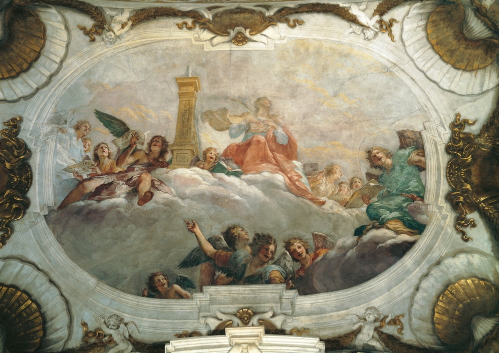 The Assumption Of St Cecilia Canvas Art - (36 x 24)