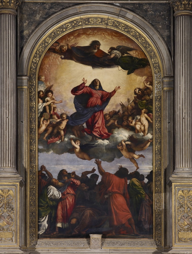 The Assumption Of The Virgin Canvas Art -  (24 x 36)