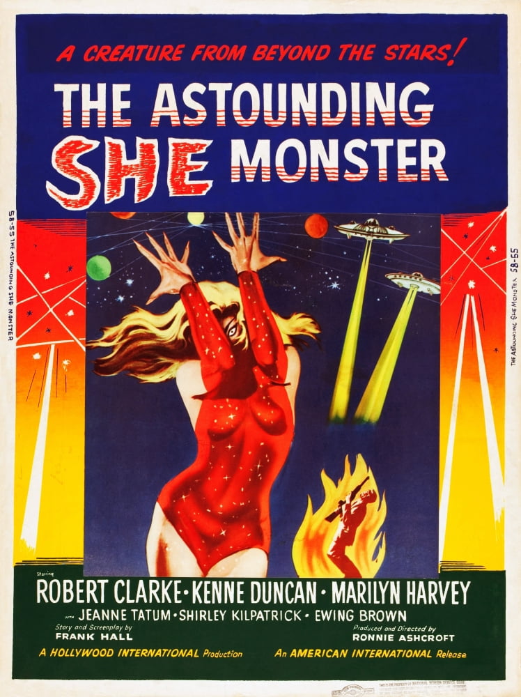 The Astounding She-Monster Canvas Art - (11 x 17)