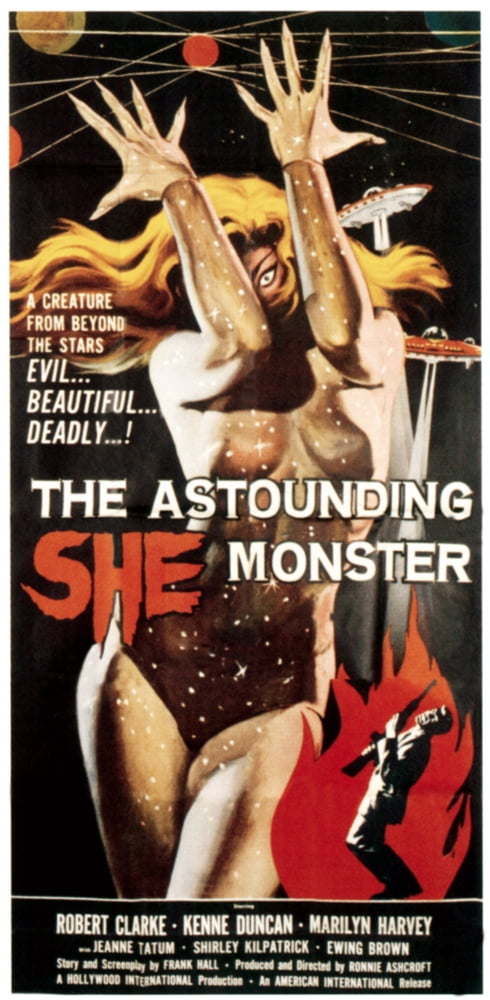 The Astounding She-Monster Canvas Art - (11 x 17)