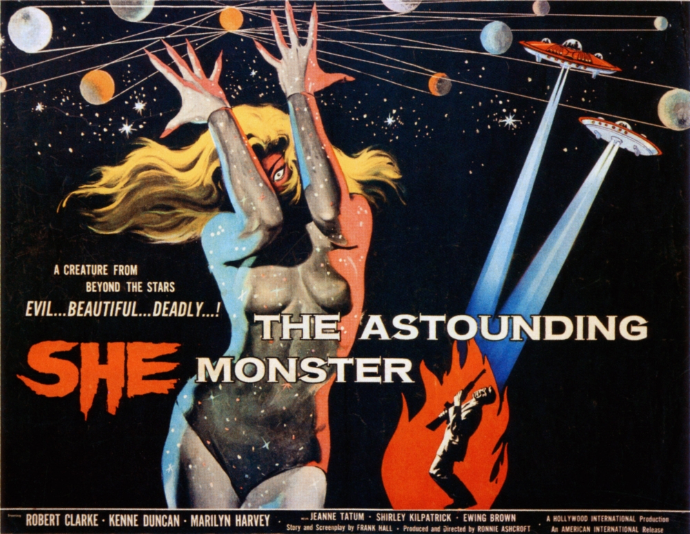 The Astounding She-Monster Canvas Art - (28 x 22)