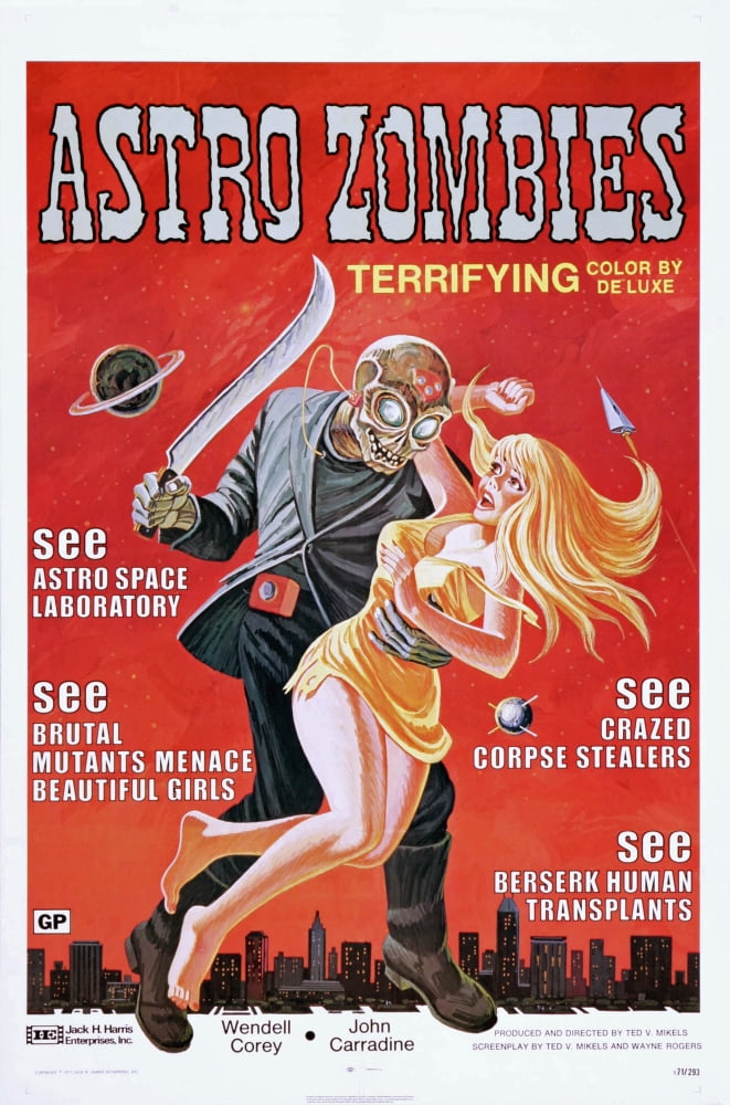 The Astro-Zombies U Canvas Art - (24 x 36)