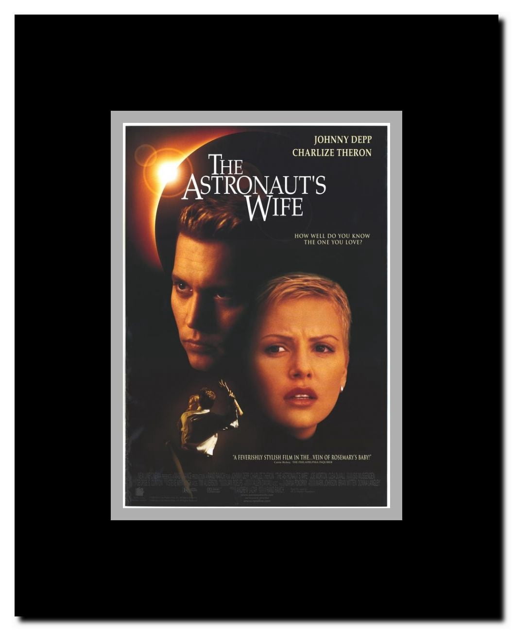 The Astronaut's Wife Framed Movie Poster