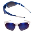 thumbnail image 1 of "The Athlete" 2 Pair Polarized Lightweight Sport Wrap Bifocal Sunglasses - Blue/White - 1.50, 1 of 6