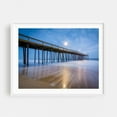 thumbnail image 1 of The Atlantic & Fishing Pier - Ocean City Maryland Photography White Framed Wall Art Print 20 x 30 inches, 1 of 3