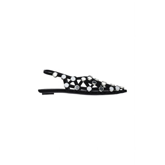 The Attico 'Grid' Slingback Black (Women's)