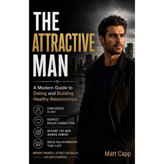 The Attractive Man: A Modern Guide to Dating and Building Healthy Relationships, (Paperback)