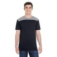 thumbnail image 1 of The Augusta Sportswear Adult Challenge T-Shirt - BLACK/ GRAPH HTH - S, 1 of 2