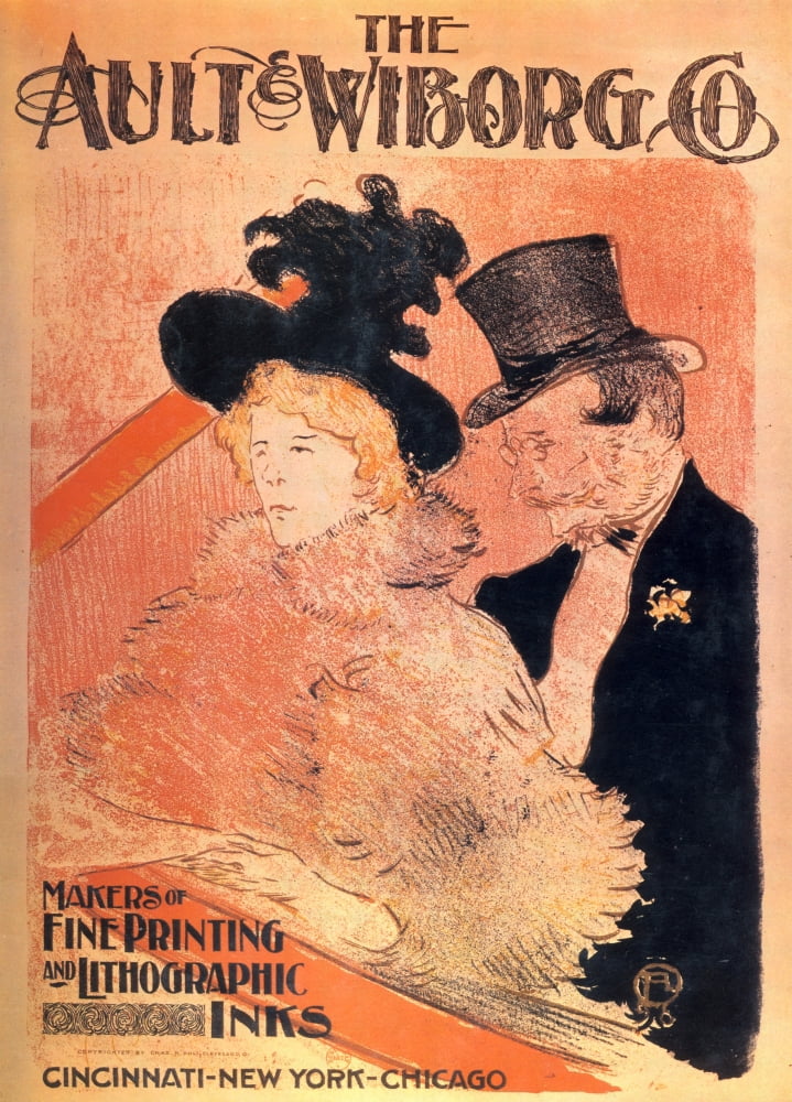 The Ault & Wiborg Co 1896 Canvas Art - H de Toulouse-Lautrec (18 x 24)