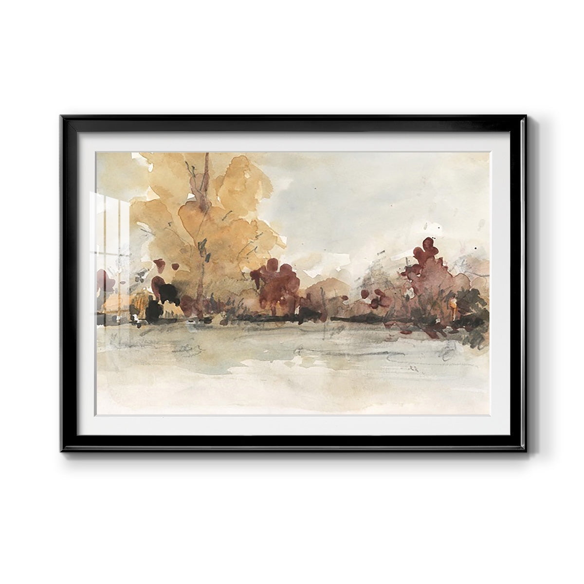 The Autumn View I Premium Framed Print - Ready to Hang
