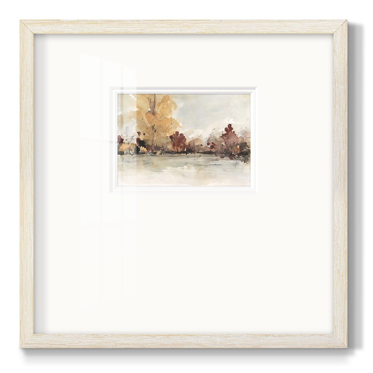 The Autumn View IPremium Framed Print