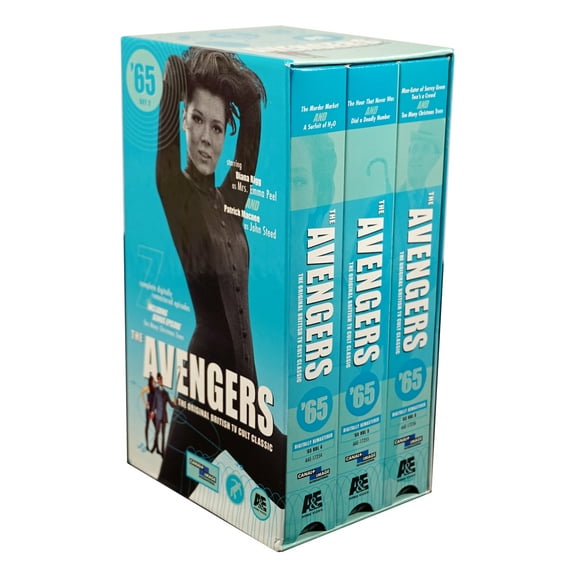 The Avengers 1965 Volumes 4 5 6 VHS Tape Box Set - Original British Cult Classic