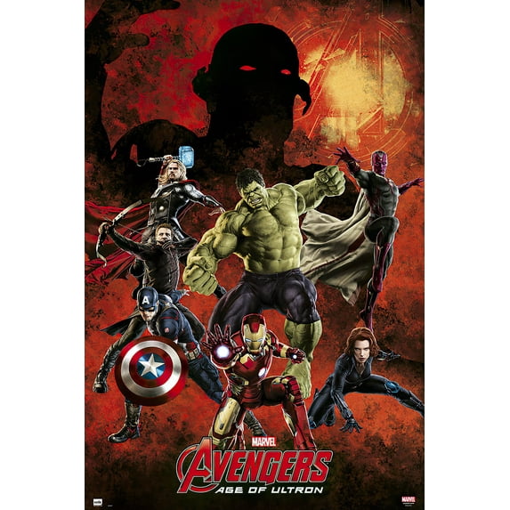 The Avengers 2: Age Of Ultron - Movie Poster / Print (The Avengers & Ultron)