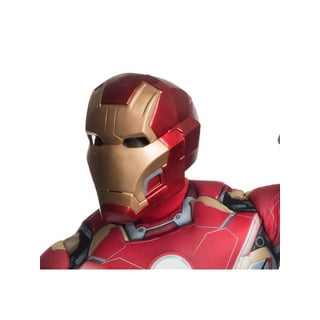 The Avengers Iron Man Multi-color Plastic FX Costume Mask, with Flip  Activated Light Effects