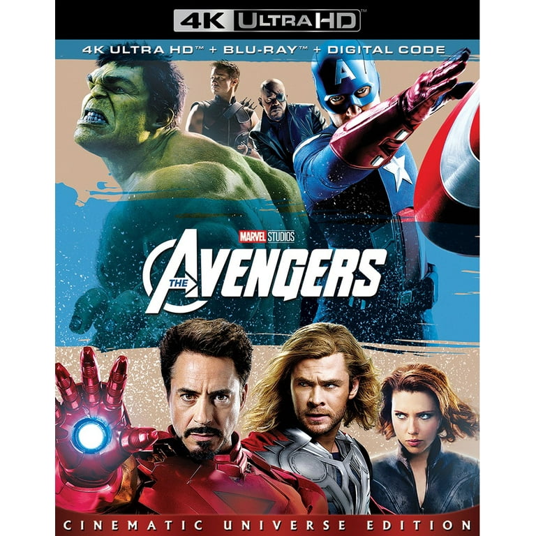 Disney's The Avengers: Iron Man, Thor, Hulk Marvel Movie (4K Ultra