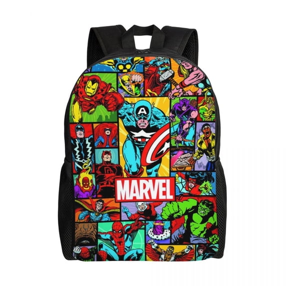 The Avengers Backpack Printed Travel Backpack For Daily Work Sports Backpack Travel Bag 17 inch