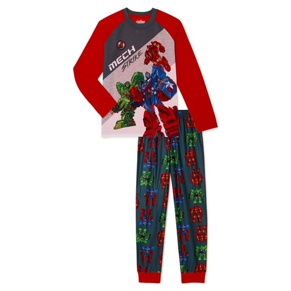 The Avengers Boys Exclusive Long Sleeve with Long Pants Pajama Set, 2-Piece, Sizes 4-12