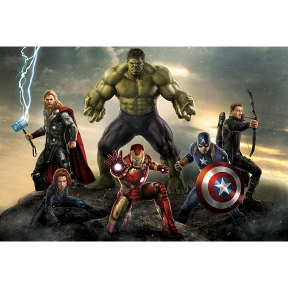 The Avengers Diamond Painting Kits for Adults,Superhero Gem Art Kits for Adults for Gift Home Wall Decor 16x12inch