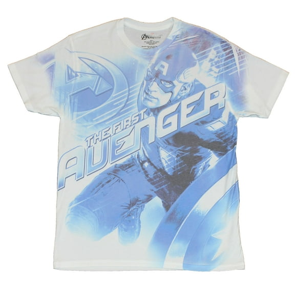 The Avengers (Hulk, Captain Amercia, Thor, Iron Man by Marvel Comics) Mens T - (Small)