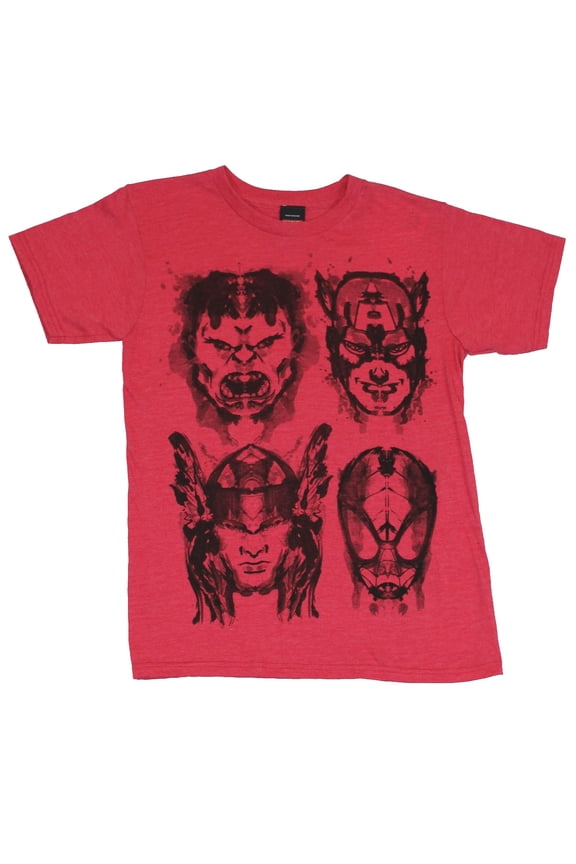 The Avengers (Hulk, Captain Amercia, Thor, Iron Man by Marvel Comics) Mens T - (Small)