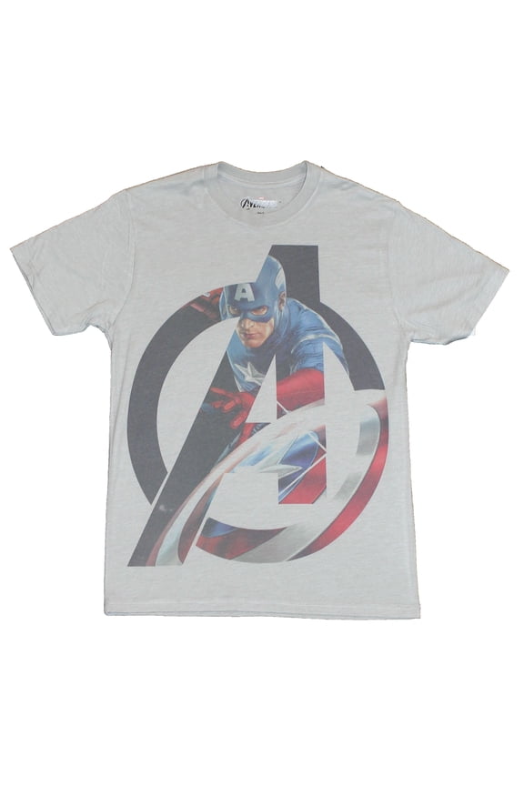 The Avengers (Hulk, Captain Amercia, Thor, Iron Man by Marvel Comics) Mens T -