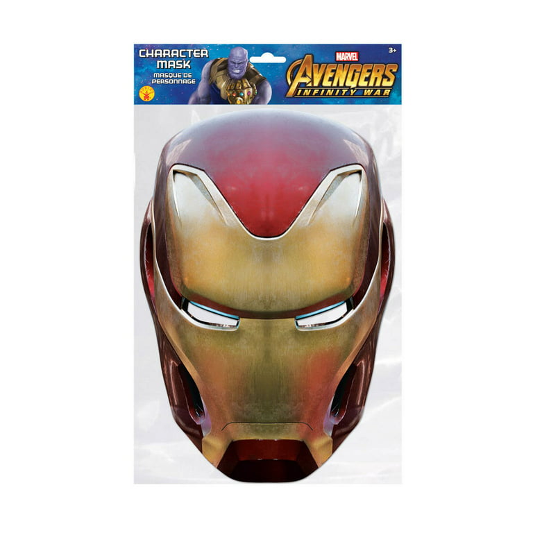 Masque en carton Iron man Avengers Infinity War™ adulte : Deguise
