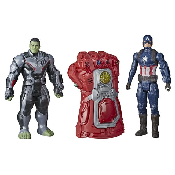 The Avengers Marvel Endgame Electronic Gauntlet 5 years Up Action Figure Combo Pack, 12 in